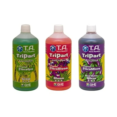 Afbeelding van GHE Hartschale Hartes Wasser Flora QT Serie Hydrokultur, FloraGro, FloraBloom und FloraMicro Wartung 1 L