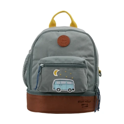 Afbeelding van Lässig MINI Backpack Adventure BUS Rugzak voor kinderen, Maat: One Size, Cognac/olive