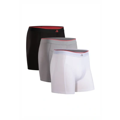 Afbeelding van Danish Endurance 3 PACK Ultrasoft Boxershort Multicolor black grey white, Heren, Maat: XL, white