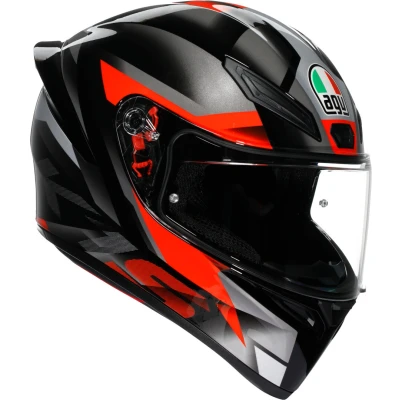 Afbeelding van AGV K1 S Motorhelm Fastlap grijs zwart rood Maat M