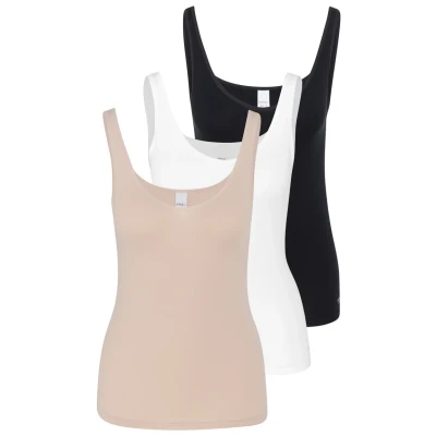 Afbeelding van Speidel 3ER PACK Softfeeling Hemd Schwarz weiß skin, Dames, Maat: 48, skin