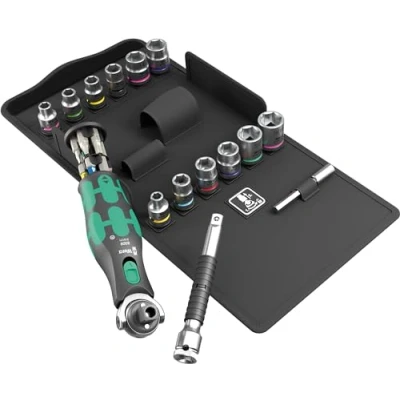 Afbeelding van Wera 8009 05004285001 Dopsleutelset 1/4 (6.3 mm) 27 delig