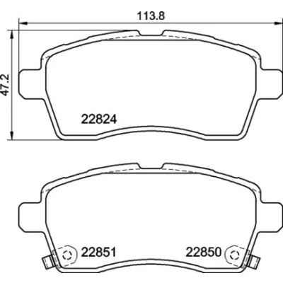 Afbeelding van Brembo Remblokset P 79 037