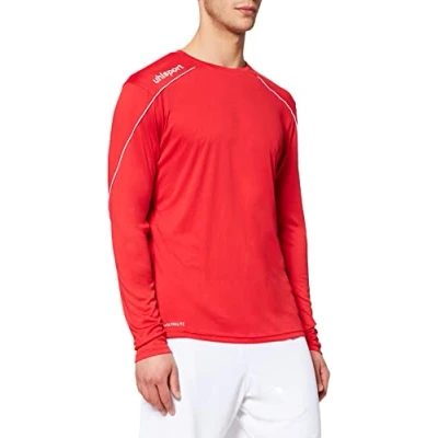 Afbeelding van Uhlsport Stream 22 Voetbalshirt Lange Mouw Heren Rood / Wit Maat: 3XL