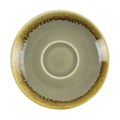 Afbeelding van Olympia Kiln espressoschotels mosgroen 11,5cm (6 stuks)