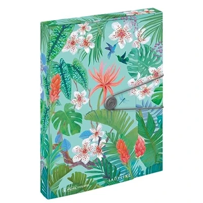 Afbeelding van Herlitz Ladylike Jungle, Envelope folder, A4, Folie, Polypropyleen (PP), Meerkleurig, Liggend, 4 cm