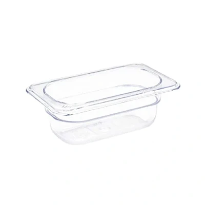 Afbeelding van Vogue polycarbonaat bak transparant GN1/9 65mm