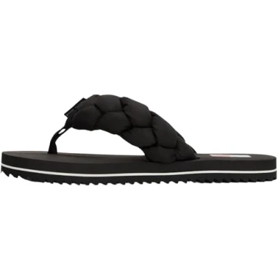 Afbeelding van Tommy Jeans Thong Beach Teensandalen, Dames, Maat: 42, Black Textiel