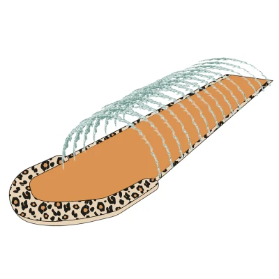 Afbeelding van Swim Essentials Waterslide Beige Panterprint 1 persoon
