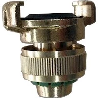 Afbeelding van Slangstuk met Geka aansluiting voor 3/4&quot; tuinslang messing