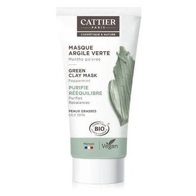 Afbeelding van Cattier Biologisch Masker van Groene Klei Voor de Vette Huid 30 ml