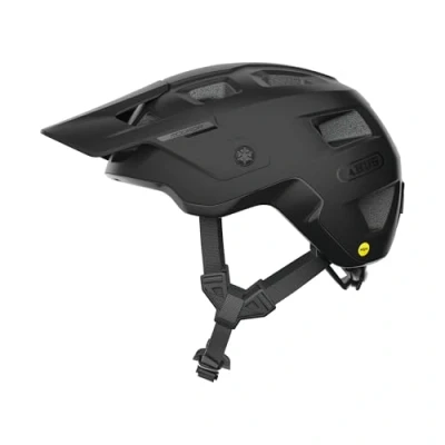 Afbeelding van ABUS MTB Helm MoDrop MIPS robuuste fietshelm met impactbescherming voor mountainbikers individuele pasvorm unisex noir, maat M