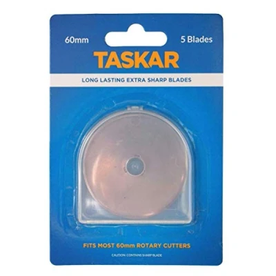 Afbeelding van 60 mm roterende snijbladen vervanging Olfa/Dafa Pack x 5