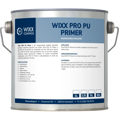 Afbeelding van Wixx PRO PU Primer 10L RAL 7016 Antracietgrijs