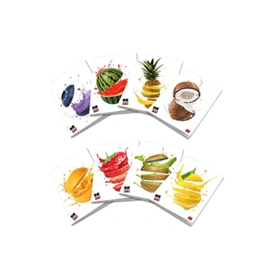 Afbeelding van Pigna Fruit Maxi notitieboeken, A4, liniatuur 1R, gelinieerd, verpakking van 10 stuks