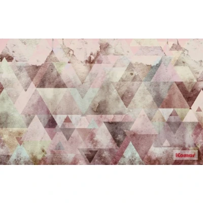 Afbeelding van Komar PURE TRIANGLES RED P018B VD4