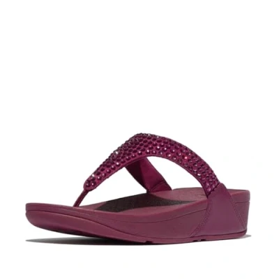 Afbeelding van FitFlop Lulu Maxi Crystal Toe Post Sandals Maat 39
