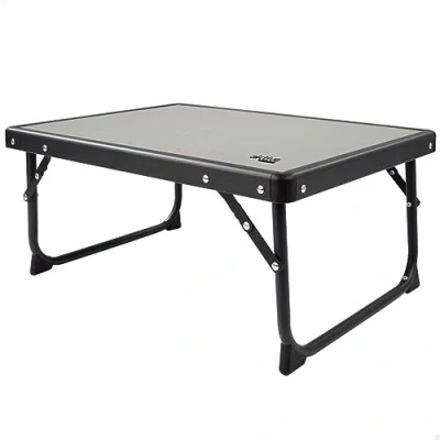 Afbeelding van AKTIVE 63018 Klaptafel, camping, gelegeerd staal, hout, grijs