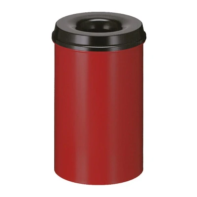 Afbeelding van Papierbak vlamdovend 20ltr rood/zwart