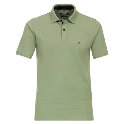 Afbeelding van Casa Moda Poloshirt Groen maat XXL heren met Regular fit Pasvorm Stretch Suitable Herenkleding