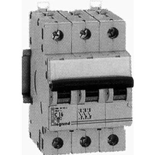 Afbeelding van Legrand installatieautomaat tx3 3p b63a 6000a 3modules 403408