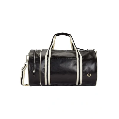 Afbeelding van Fred Perry Classic Sporttas, Heren, Maat: One Size, Black ecru