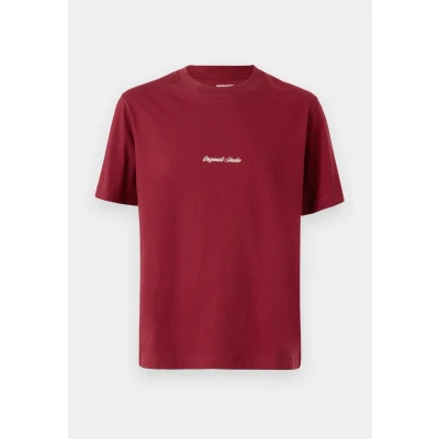Afbeelding van Jack &amp; Jones Jornorrebro TEE CREW NECK Tshirt basic, Heren, Maat: Small, Tibetan red