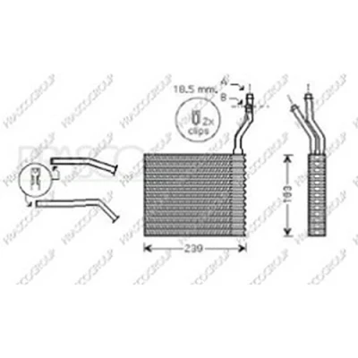 Afbeelding van Kachelradiateur, interieurverwarming PRASCO FD424H001