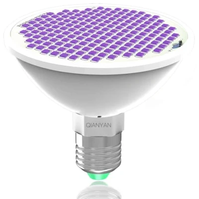 Afbeelding van QIANYAN 300 nm 400 UV led gloeilamp, UVA UVB UVC gloeilamp voor verhogingen chlorofyl, volledig ultraviolet plantenlamp kamerplanten, bloei, vruchtvorming, kieming