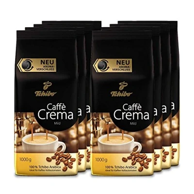 Afbeelding van Tchibo Caffè Crema Mild Bonen 8x 1 kg
