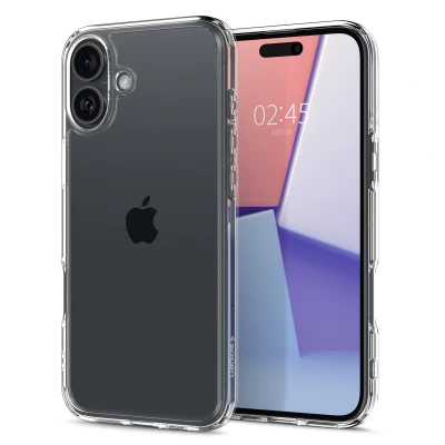 Afbeelding van Spigen Ultra Hybrid Hoesje Geschikt voor Apple iPhone 16 Back Cover met Air Cushion Transparant