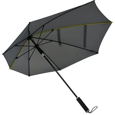 Afbeelding van STORMaxi aerodynamische stormparaplu tot 100 km/h grijs