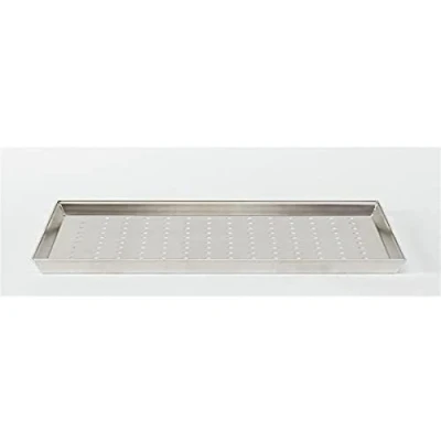 Afbeelding van Pentole Agnelli Pasteria en pizza, rechthoekig, van legering, 3003, geperforeerd, aluminium, 60 x 40 3 cm