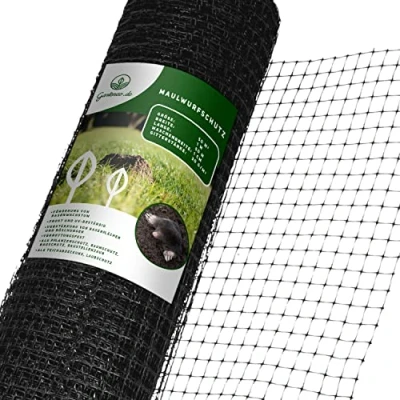 Afbeelding van Saferide Gazonrooster, mollengaas, woelmuisrooster, 1 m x 50 m, mollenblokkering, gazonbescherming