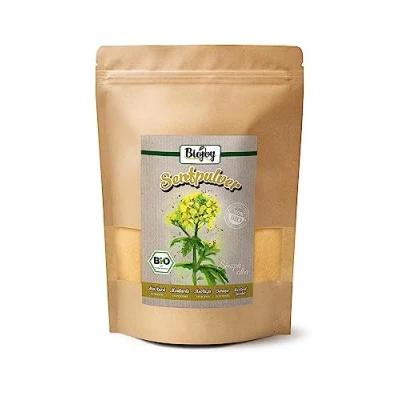Afbeelding van Biojoy Biologisch Mosterdpoeder (500 g), Mosterdzaden geel, gemalen (Sinapis alba)