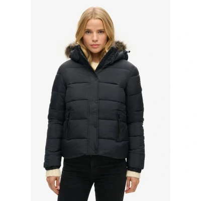 Afbeelding van Superdry Winterjas, Dames, Maat: XL, Noir
