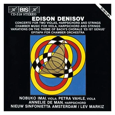 Afbeelding van Nobuko Imai, Petra Vahle, Annelie De Man, Nieuw Sinfonietta Amsterdam, Lev Markiz Concerto For Two Violas, Harpsichord And Strings (CD)