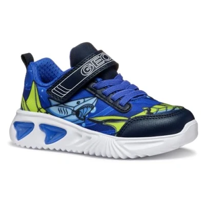 Afbeelding van Geox Light UP Assister BOY Sneakers laag voor kinderen, Maat: 31, Royal/navy Imitatieleer/ textiel