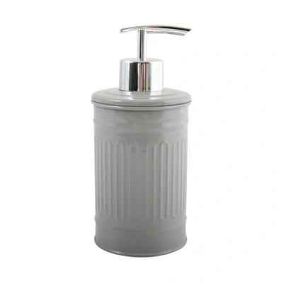 Afbeelding van MSV Zeeppompjedispenser Industrial metaal taupe 17 cm