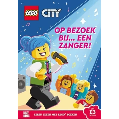 Afbeelding van Lego Boek Avi E3 City Op Bezoek Bij Een Zanger