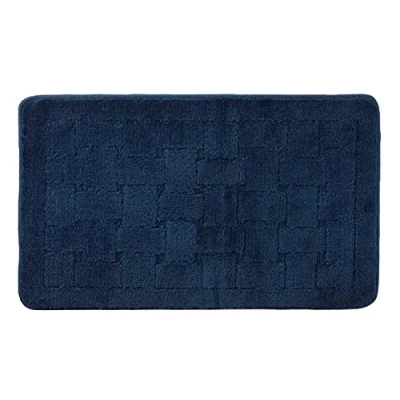 Afbeelding van Emma Barclay Orkney Crosshatch Badmat (45x75cm) (Navy)