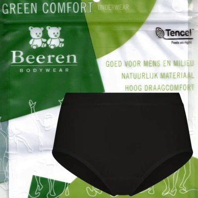 Afbeelding van Beeren Green Comfort tencel dames maxi slip MAAT XL zwart