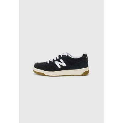 Afbeelding van New Balance P480 Unisex Sneakers laag voor kinderen, Maat: 28.5, Black Kunststof/textiel/leer