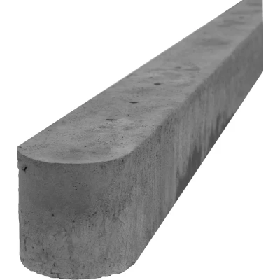 Afbeelding van Betonpalen hout beton schutting grijs 10x10x180cm