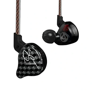 Afbeelding van Yinyoo KZ ZST in ear hoofdtelefoon, met gebalanceerde armatuur + Dynamic Hybrid Dual Driverunit, HiFi basheadset of hoofdtelefoon Carbon no mic