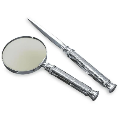 Afbeelding van LOBERON Loep &amp; briefopener Langley Park zilverkleurig