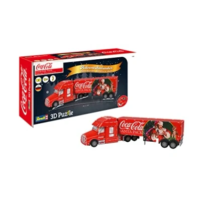 Afbeelding van Revell 3D Puzzle 01041 Adventskalender Coca Cola Truck,gekleurd