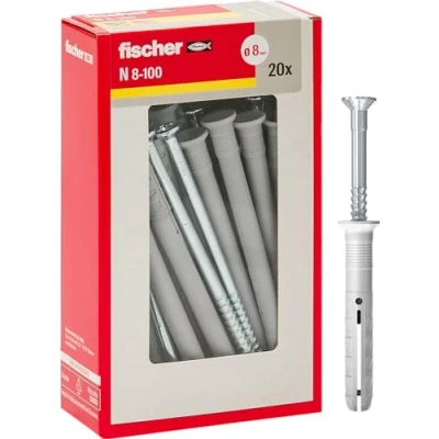 Afbeelding van Fischer pluggen 8X100 MM grijs