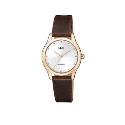 Afbeelding van Q&amp;Q by Citizen qz51j131y Dames horloge 30 mm Rosé