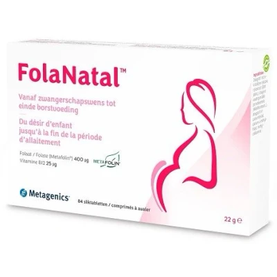 Afbeelding van Metagenics FolaNatal® (84 sliktabletten)